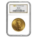 $20 Saint-Gaudens Gold Double Eagle MS-65 NGC (Random)