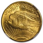 $20 St Gaudens Gold Double Eagle MS-61 NGC (Random)