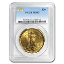 $20 St Gaudens Gold Double Eagle MS-63 PCGS (Random)
