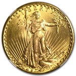 $20 St Gaudens Gold Double Eagle MS-64+ NGC (Random)
