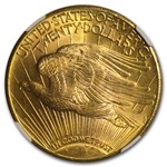 $20 St Gaudens Gold Double Eagle MS-64+ NGC (Random)