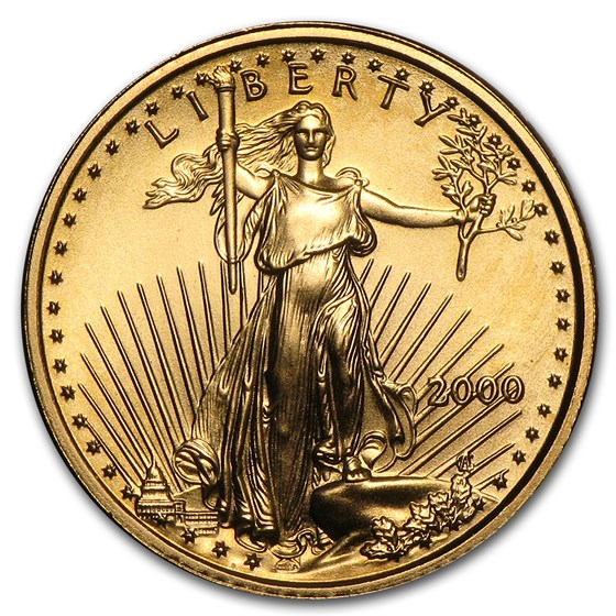 2000 1/10 oz American Gold Eagle BU