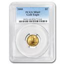 2000 1/10 oz American Gold Eagle MS-69 PCGS