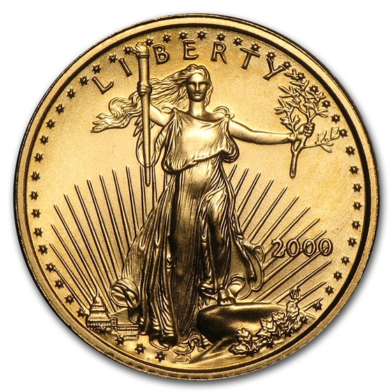 2000 1/10 oz Gold American Eagle BU 2000 1/10 oz Gold American Eagle BU
