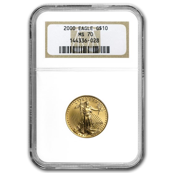2000 1/4 oz American Gold Eagle MS-70 NGC 2000 1/4 oz American Gold Eagle MS-70 NGC