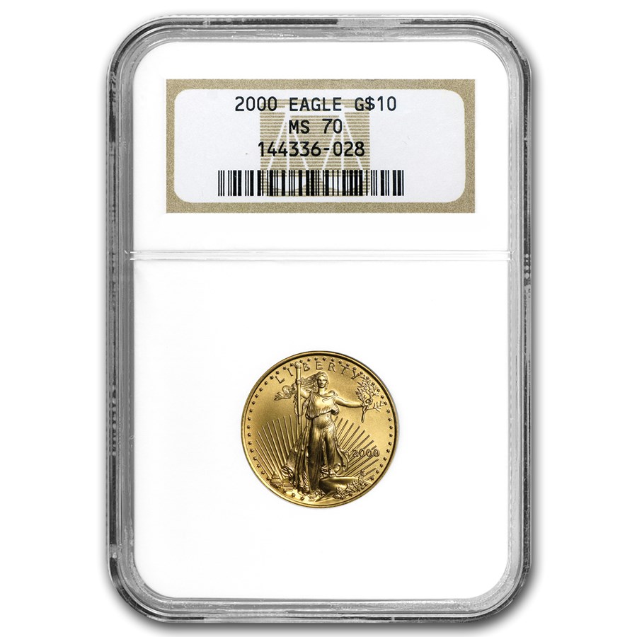 2000 1/4 oz American Gold Eagle MS-70 NGC