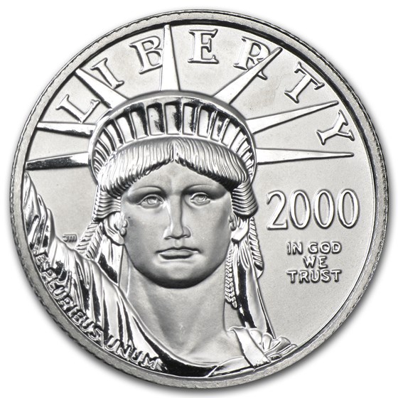 2000 1/4 oz American Platinum Eagle BU 2000 1/4 oz American Platinum Eagle BU