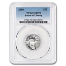 2000 1/4 oz American Platinum Eagle MS-70 PCGS