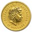 2000 1/4 oz Gold Year of the Dragon Lunar Coin SI (Abrasions)