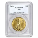 2000 1 oz American Gold Eagle MS-69 PCGS