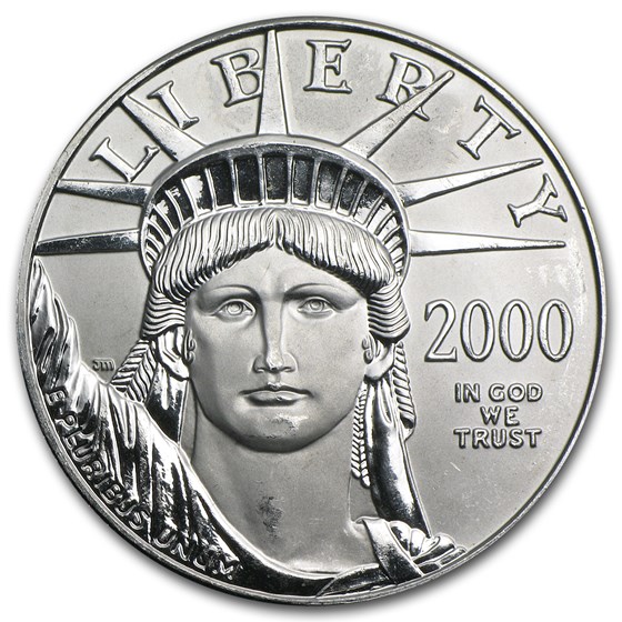 2000 1 oz American Platinum Eagle BU