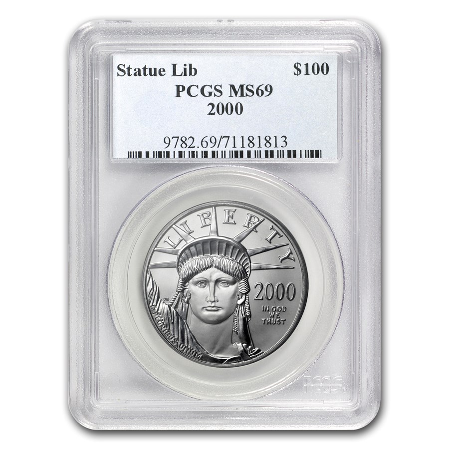 2000 1 oz American Platinum Eagle MS-69 PCGS