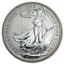 2000 1 oz Silver Britannia (Abrasions)