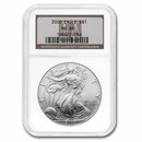 2000 American Silver Eagle MS-69 NGC