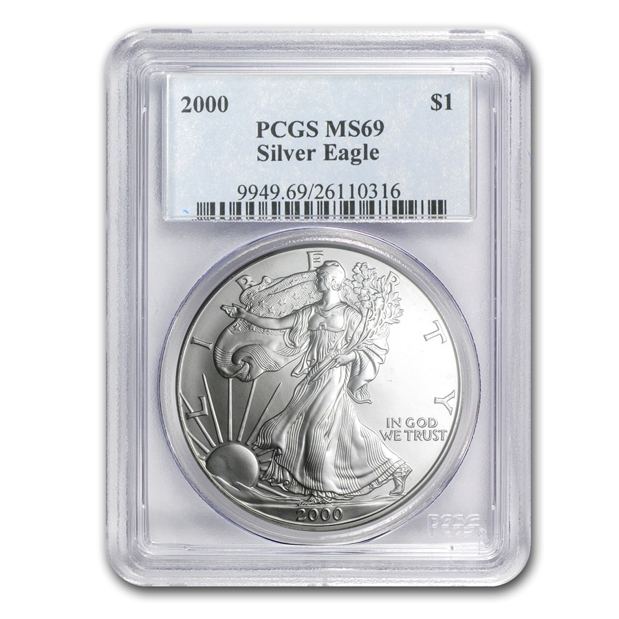 2000 American Silver Eagle MS-69 PCGS