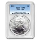2000 American Silver Eagle MS-70 PCGS
