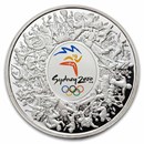 2000 AUS 1 kilo Ag Sydney Olympics Olympic Masterpiece- Coin Only