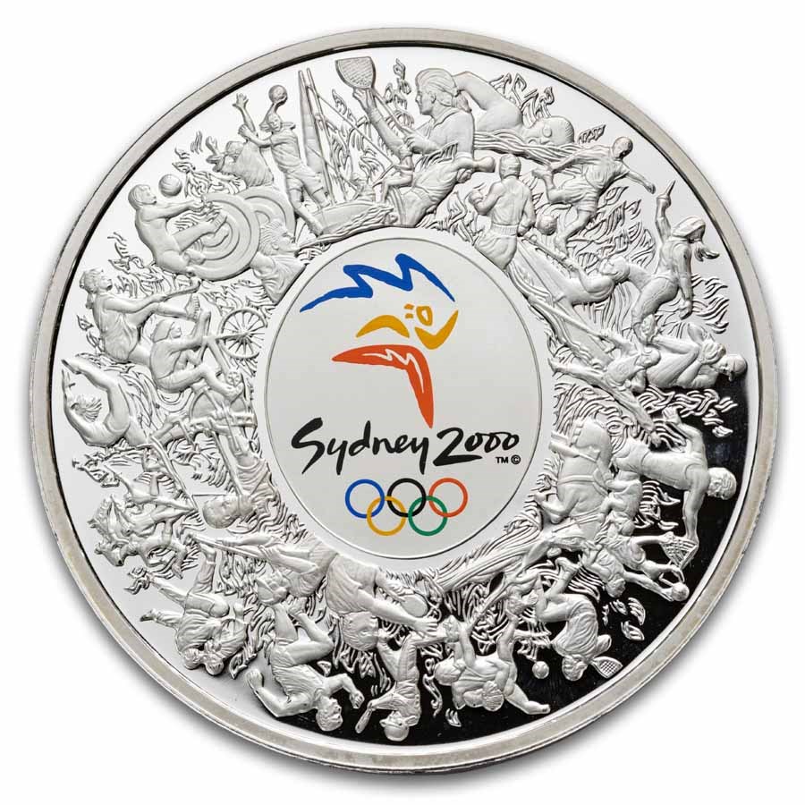 2000 AUS 1 kilo Ag Sydney Olympics Olympic Masterpiece- Coin Only