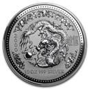 2000 AUS 10 oz Silver Lunar Year of the Dragon BU