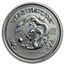 2000 Australia 1/2 oz Silver Year of the Dragon BU (Spots)