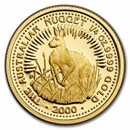 2000 Australia 1/4 oz Gold Nugget Proof