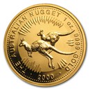 2000 Australia 1 oz Gold Nugget BU