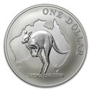 2000 Australia 1 oz Silver Kangaroo (In Capsule)