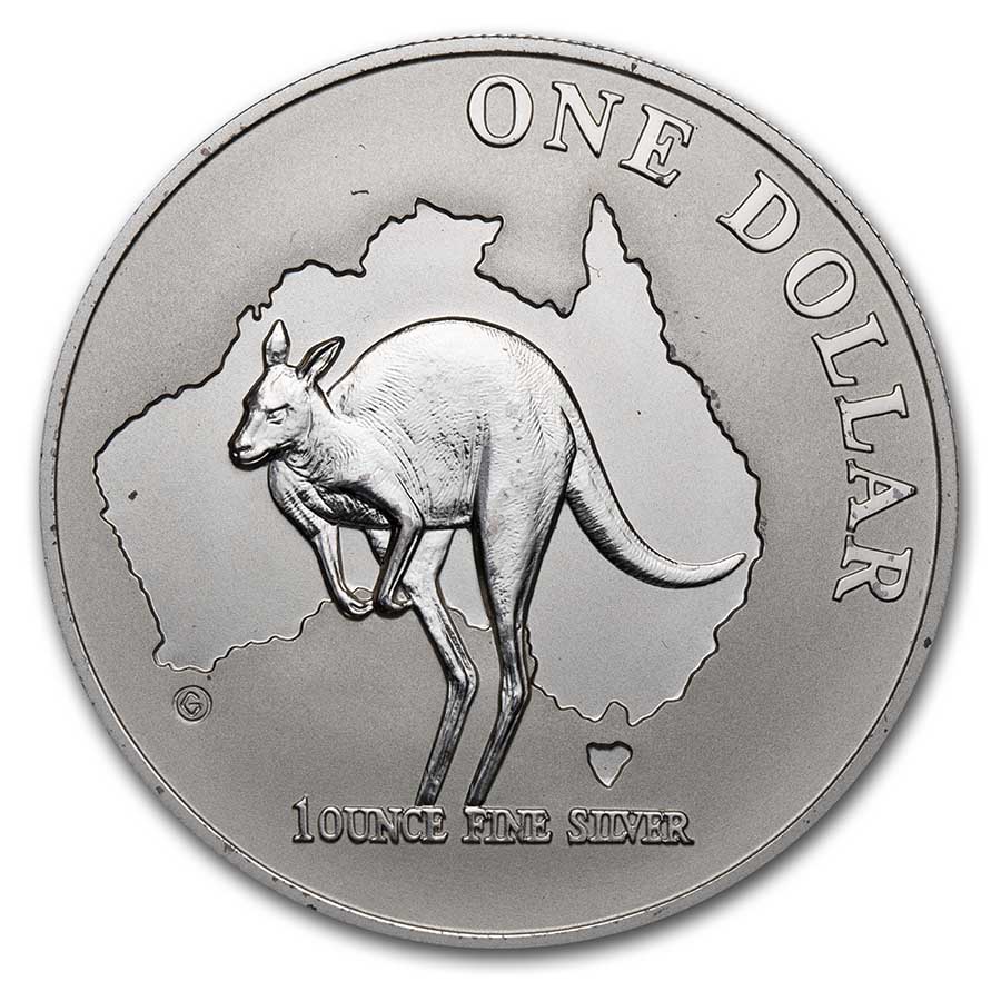 Buy 2000 Australia 1 oz Silver Kangaroo (Light Abrasions) | APMEX