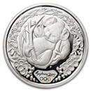 2000 Australia 1 oz Silver Sydney Olympics (Olympic Masterpiece)