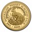 2000 Australia 5-Coin Gold Kangaroo Proof Set (1.9 oz w/ Box)