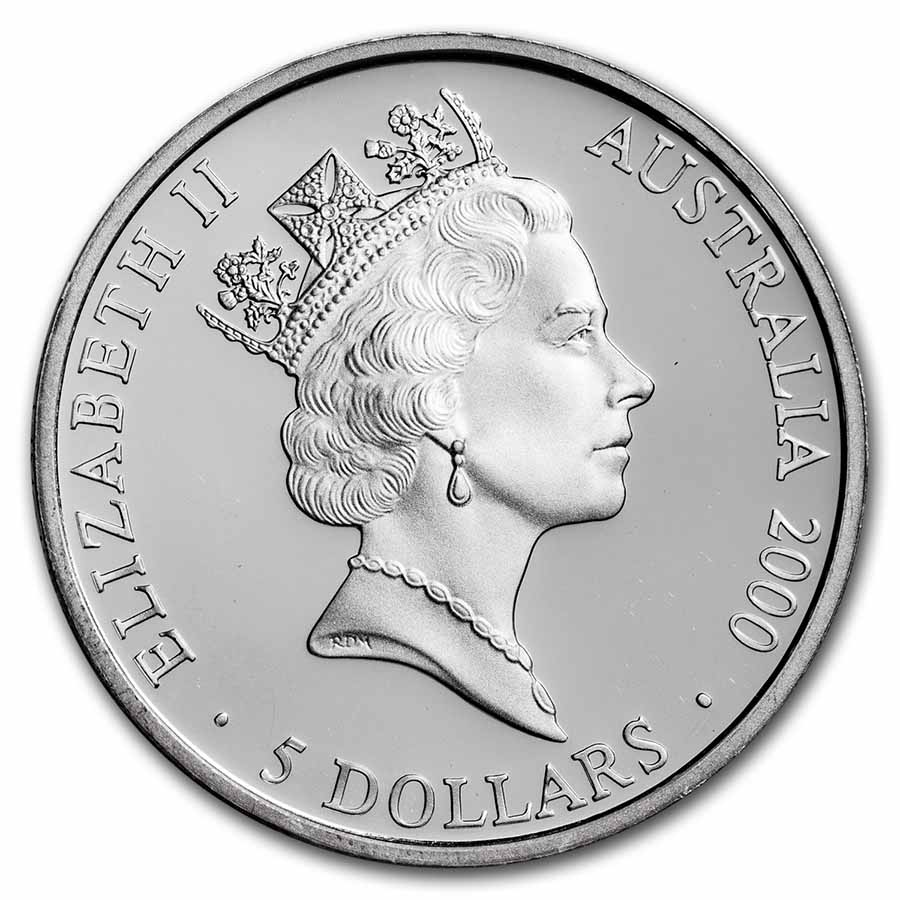 Buy 2000 Australian $5 Silver Kangaroo Sydney Olympics | APMEX
