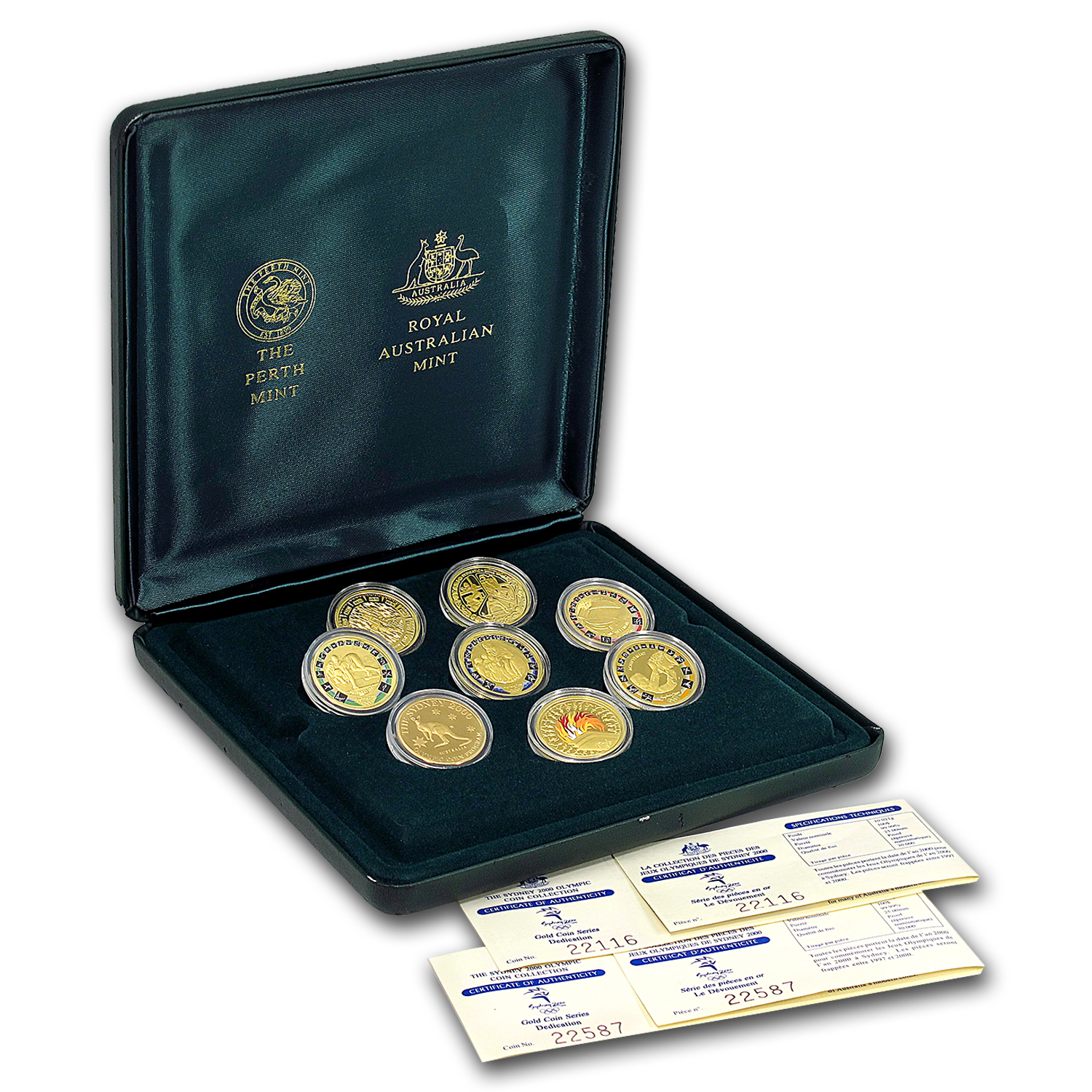 Buy 2000 Australia 7-Coin Gold and 1 Medal Sydney Olympics Proof