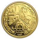 2000 Australia Proof Gold $100 Olympics Athletic Workout