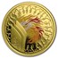 2000 Australia Proof Gold $100 Torch