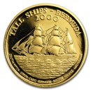 2000 Bermuda Proof Gold $15 Tall Ships Races