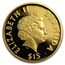 2000 Bermuda Proof Gold $15 Tall Ships Races