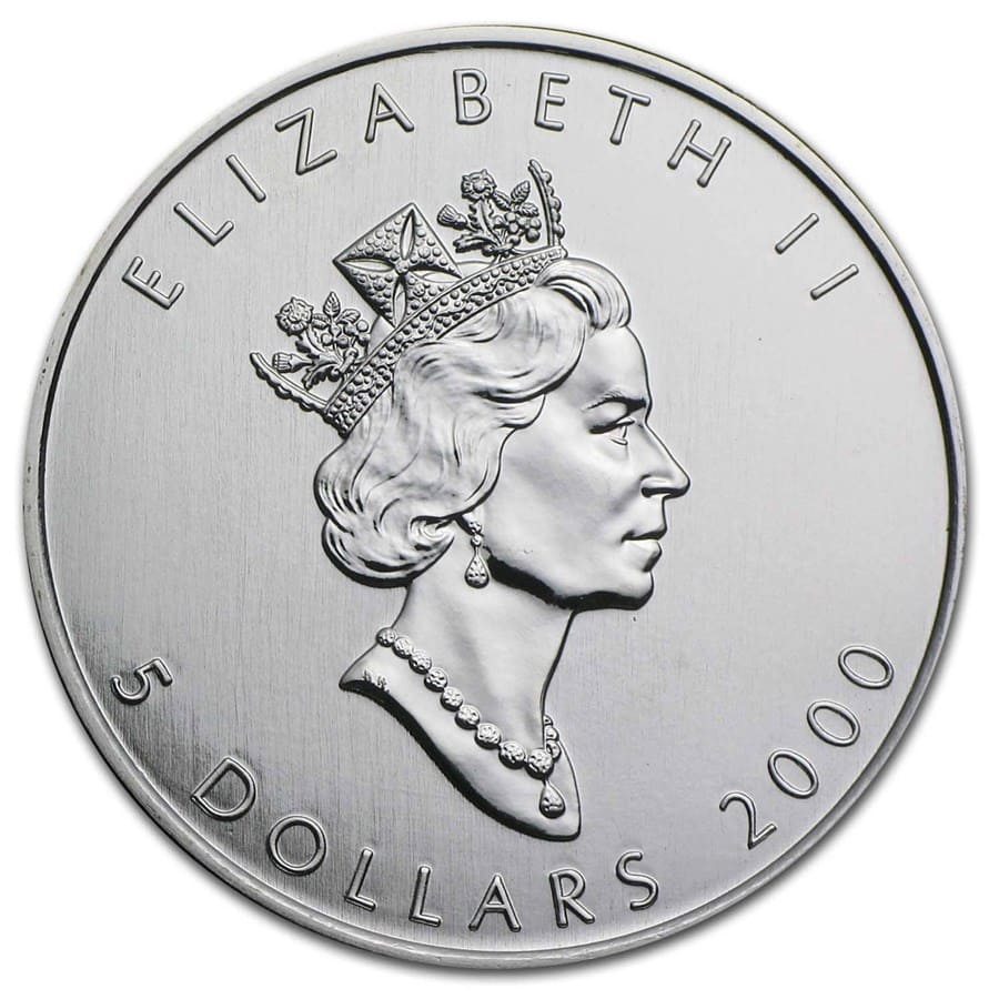 Buy 2000 Canadian 1 oz Silver Maple Leaf BU | APMEX
