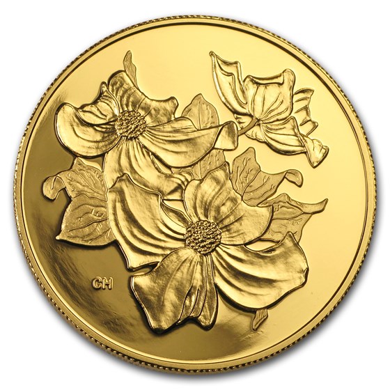 2000 Canada Gold $350 Pacific Dogwood .99999 Proof (Coin Only) 2000 Canada Gold $350 Pacific Dogwood .99999 Proof (Coin Only)