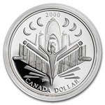 2000 Canada Silver Dollar Proof (Space Exploration)