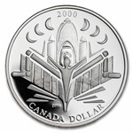 2000 Canada Silver Dollar Proof (Space Exploration)