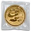 2000 China 1 oz Gold Panda Frosted Ring BU (Sealed)