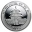 2000 China 1 oz Silver Panda Frosted BU (Sealed)
