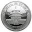 2000 China 1 oz Silver Panda MS-69 NGC (Frosted Ring)