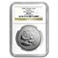 2000 China 1 oz Silver Panda MS-69 NGC (Frosted Ring)