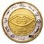 2000 China Bi-Metallic 50 Yuan Y2K Commemorative Gold Proof