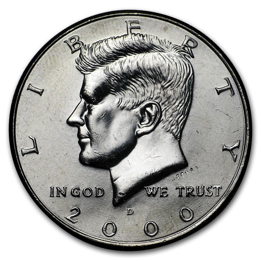 2000-D Kennedy Half Dollar BU