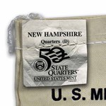 2000-D New Hampshire Statehood Quarter $25 Sealed Mint Bag BU