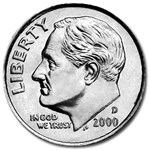 2000-D Roosevelt Dime BU