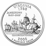 2000-D Virginia Statehood Quarter 40-Coin Roll BU (Mint Wrapped)