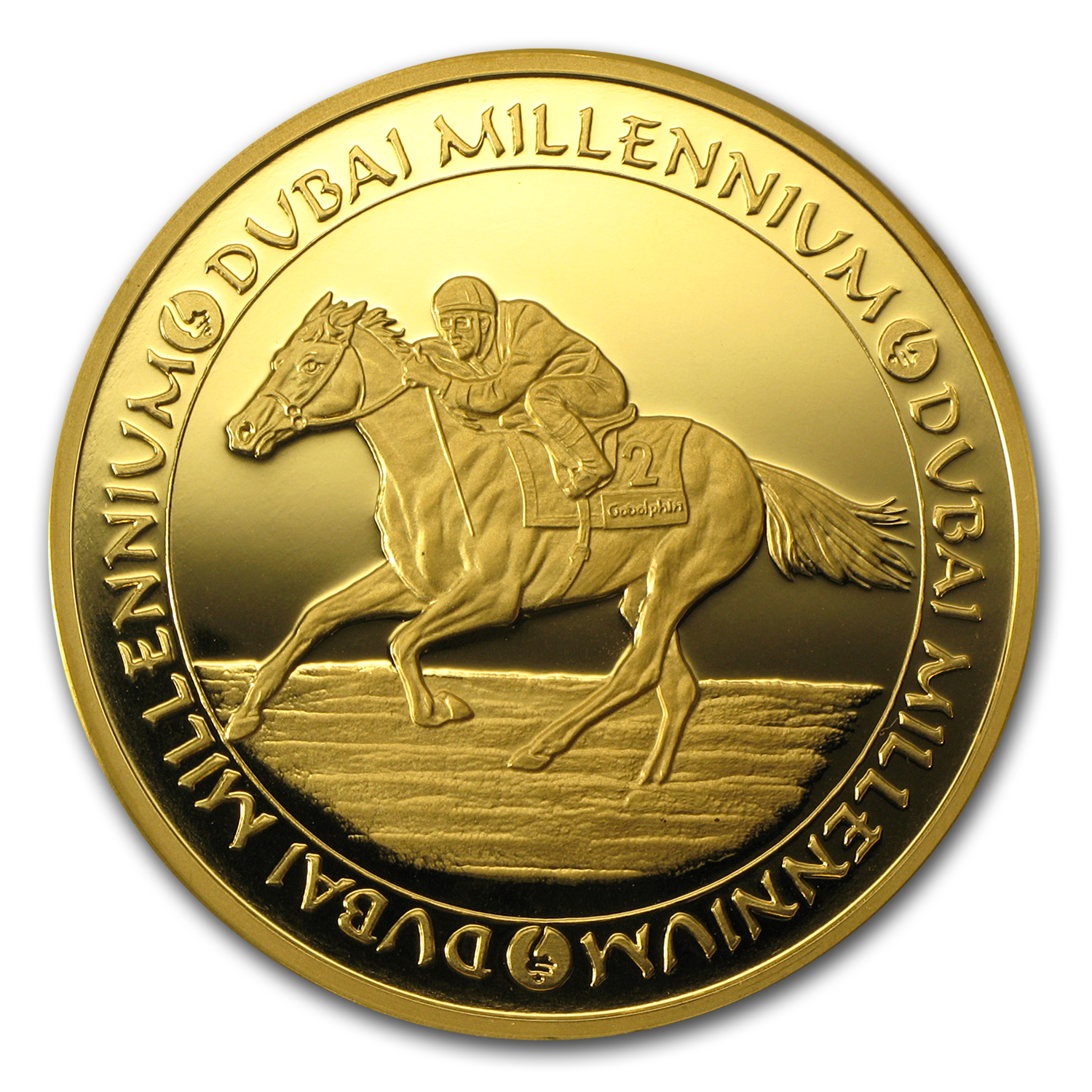 Buy 2000 Dubai Gold World Cup Godolphin Medal (1.6 oz AGW) | APMEX